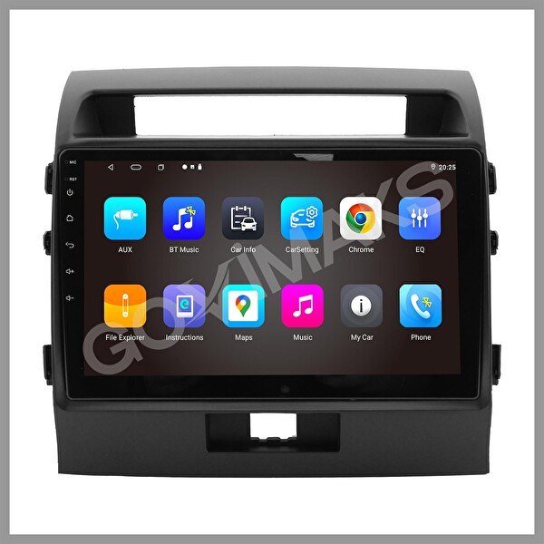 Govimaks Toyota Land Cruıser2007-2015 8 GB RAM 128 GB Hafıza Android Multimedia Teyp