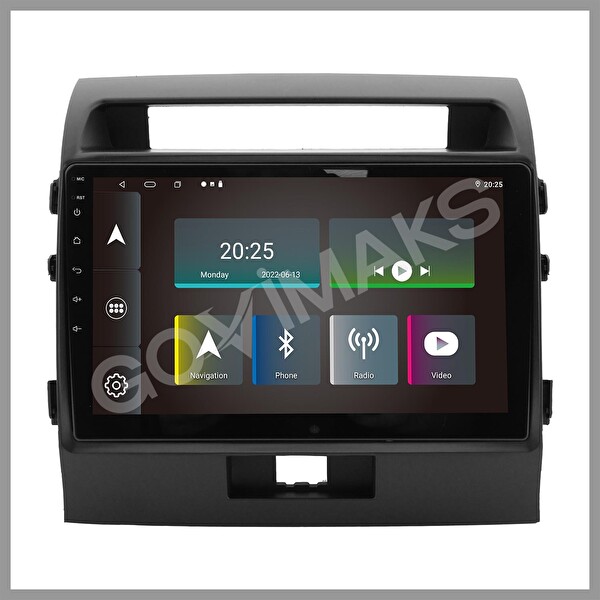 Govimaks Toyota Land Cruıser2007-2015 8 GB RAM 128 GB Hafıza Android Multimedia Teyp