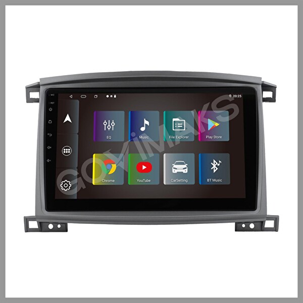 Govimaks Toyota Land Cruıser 2003-2006 8 GB RAM 128 GB Hafıza Android Multimedia Teyp