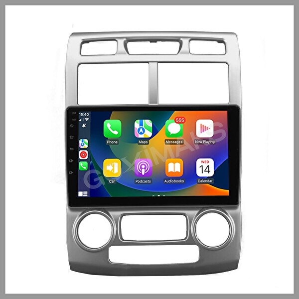 Kia Sportage 2007-2010 Gri Dijital 8 GB RAM 128 GB Hafıza Android Multimedia Teyp