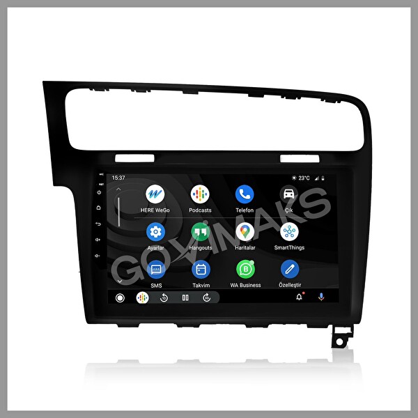 Govimaks Volkswagen Golf 7 2012-2020 Piano Black 8 GB RAM 128 GB Hafıza Android Multimedia Teyp