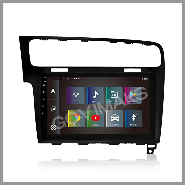 Govimaks Volkswagen Golf 7 2012-2020 Piano Black 8 GB RAM 128 GB Hafıza Android Multimedia Teyp