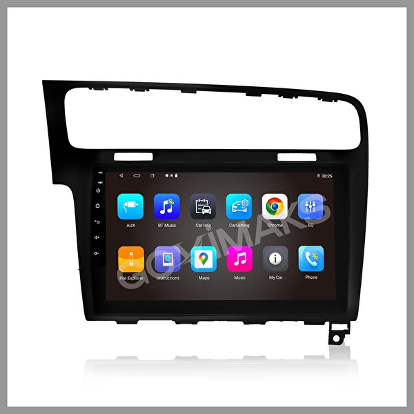 Govimaks Volkswagen Golf 7 2012-2020 Piano Black 8 GB RAM 128 GB Hafıza Android Multimedia Teyp
