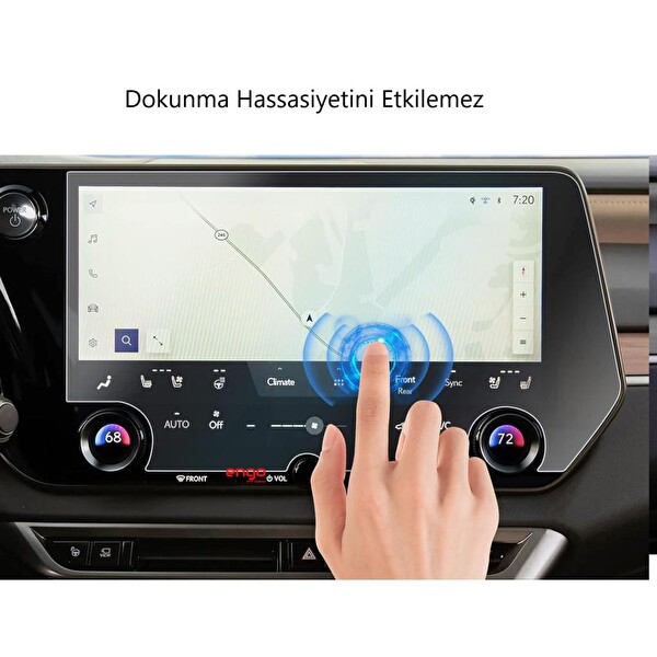 Engo Lexus RZ 14 inç Ekran Koruyucu Multimedya Nano Parlak Şeffaf