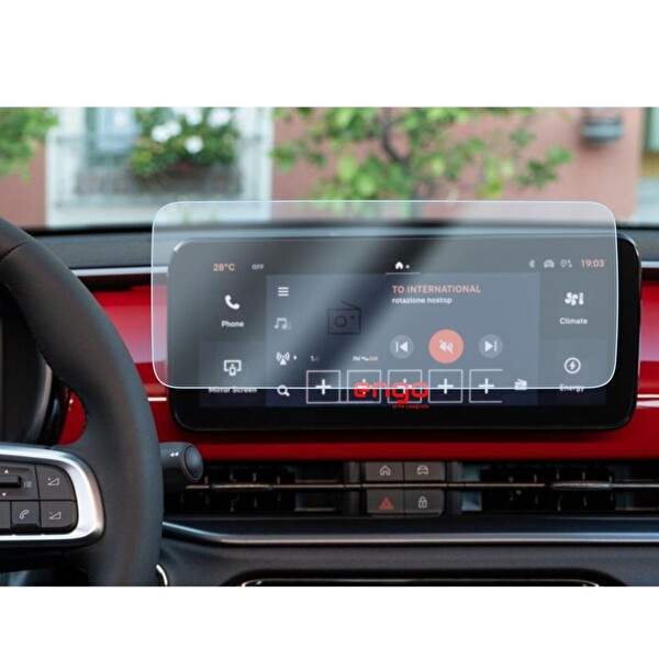 Engo Fiat 600 10 inç Ekran Koruyucu Multimedya Nano Parlak