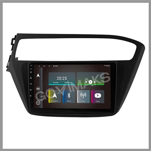 Govimaks Hyundai i20 2018–2020 Uyumlu 2 GB RAM 32 GB Hafıza Android Multimedya Teyp