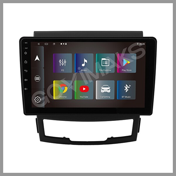 Govimaks Ssangyong Korando 2010-2013 8 GB RAM 128 GB Hafıza Android Multimedia Teyp
