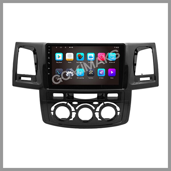 Govimaks Toyota Hilux 2006-2015 Manuel Uyumlu 2GB RAM 32GB Hafıza Android Multimedya Teyp