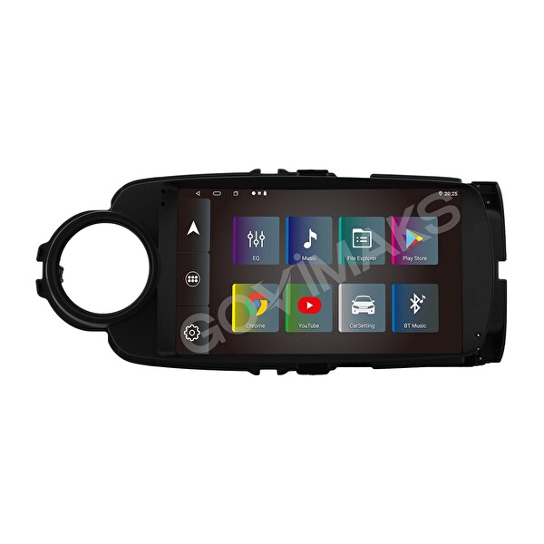 Govimaks Toyota Yarıs 2012-2019 Uyumlu Siyah 4 GB RAM 64 GB Hafıza Android Multımedia Teyp