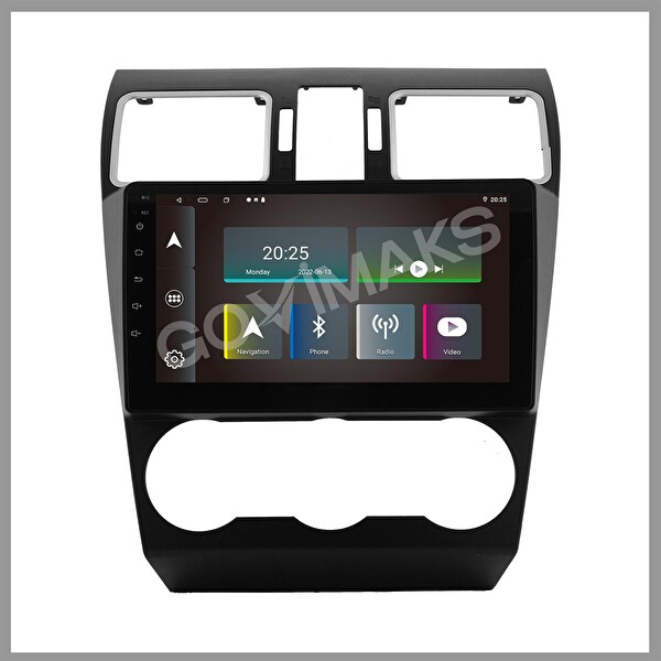 Govimaks Subaru Forester XV 2013-2016 Uyumlu 2 GB RAM 32 GB Hafıza Android Multımedia Teyp