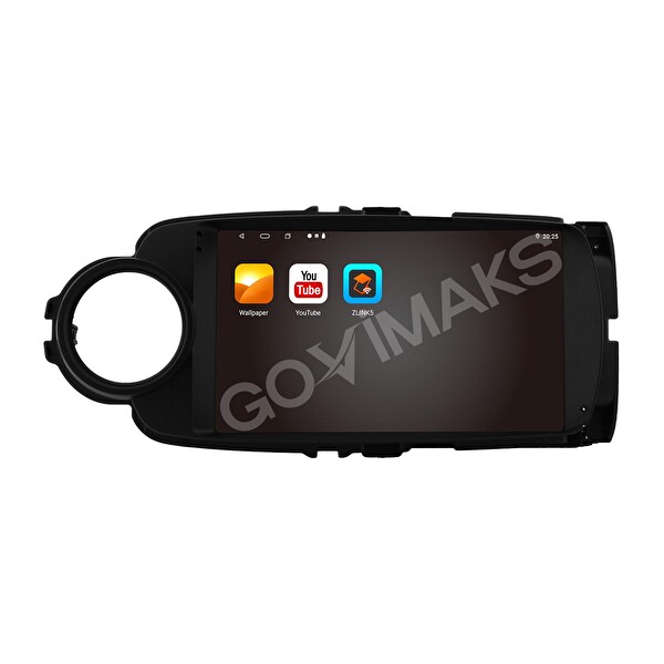 Govimaks Toyota Yarıs 2012-2019 Uyumlu Siyah 2 GB RAM 32 GB Hafıza Android Multımedia Teyp