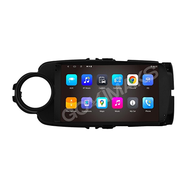 Govimaks Toyota Yarıs 2012-2019 Uyumlu Siyah 2 GB RAM 32 GB Hafıza Android Multımedia Teyp