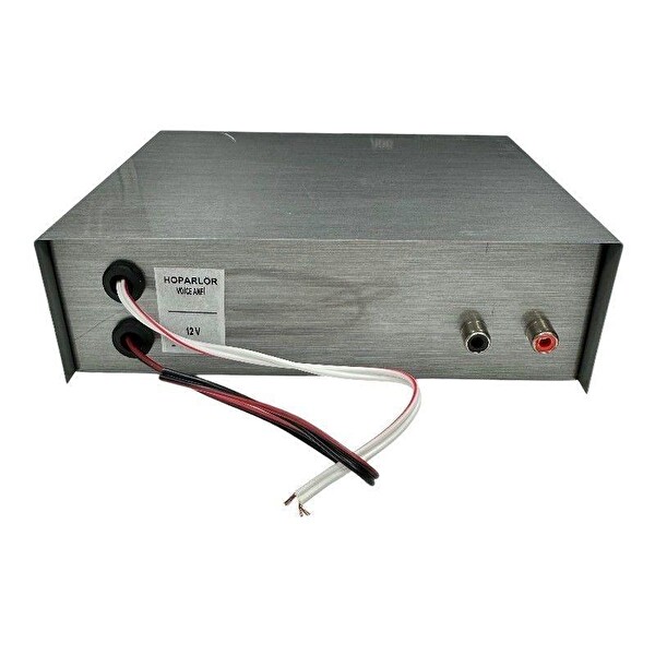 Electroon Ses Sistemi Takım Set 12V Amfi - 30 W Horn Hoparlör - Mikrofon