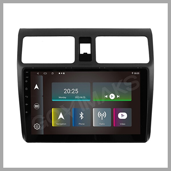 Govimaks Suzuki Swift 2005-2011 Uyumlu 4 GB RAM 64 GB Hafıza Android Multimedia Teyp