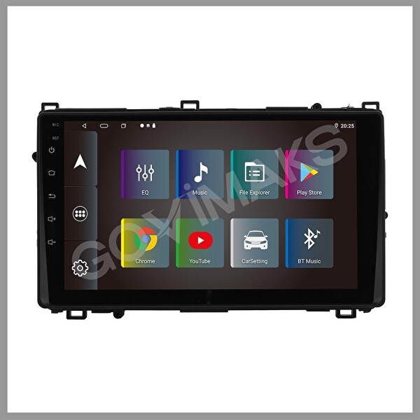 Govimaks Toyota Corolla 2017-2019 Uyumlu 2 GB RAM 32 GB Hafıza Android Multimedia Teyp
