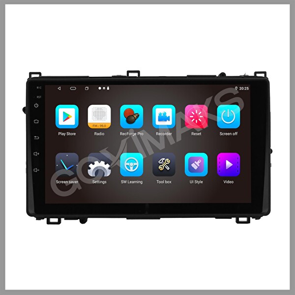 Govimaks Toyota Corolla 2017-2019 Uyumlu 2 GB RAM 32 GB Hafıza Android Multimedia Teyp