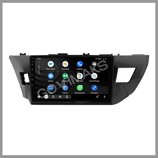 Govimaks Toyota Corolla 2013-2017 Uyumlu 4 GB RAM 64 GB Hafıza Android Multimedia Teyp