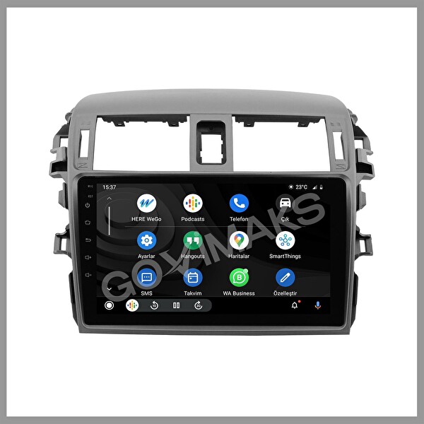 Govimaks Toyota Corolla 2007-2012 Uyumlu 4 GB RAM 64 Hafıza Android Multimedia Teyp