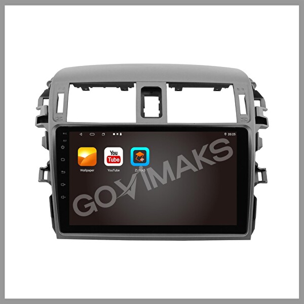Govimaks Toyota Corolla 2007-2012 Uyumlu 4 GB RAM 64 Hafıza Android Multimedia Teyp