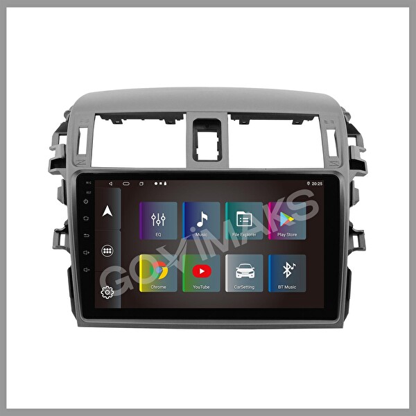 Govimaks Toyota Corolla 2007-2012 Uyumlu 4 GB RAM 64 Hafıza Android Multimedia Teyp