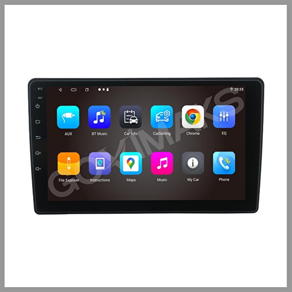 Govimaks Peugeot Partner 2010-2018 Uyumlu 2 GB RAM 32 GB Hafıza Android Multimedia Teyp