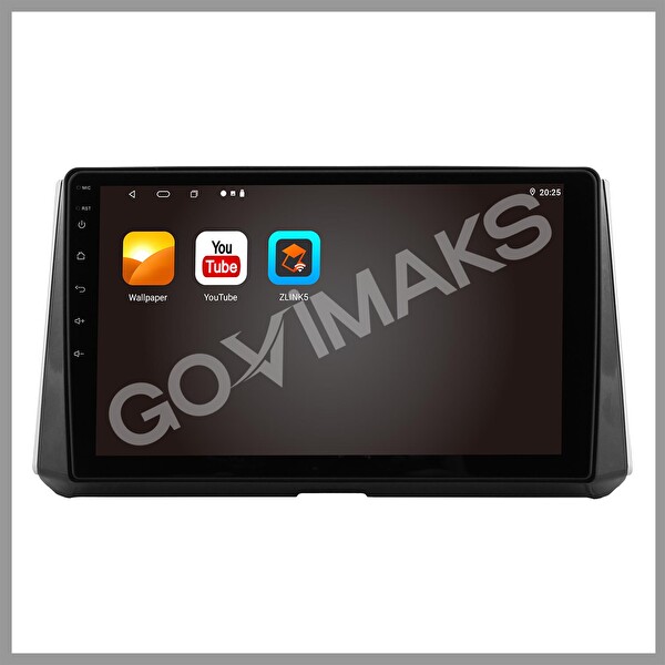 Govimaks Toyota Corolla 2019-2023 Uyumlu 2 GB RAM 32 GB Hafıza Android Multimedia Teyp