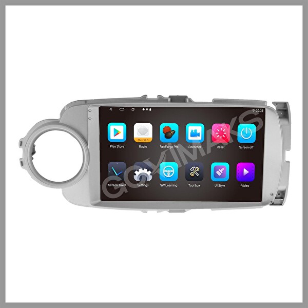 Govimaks Toyota Yaris 2012-2019 Uyumlu 4 GB RAM 64 GB Hafıza Android Multimedia Teyp