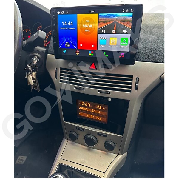 Govimaks Opel Astra H Üste Takılan 2004-2013 4 GB RAM 64 GB Hafıza Android Multimedia Teyp
