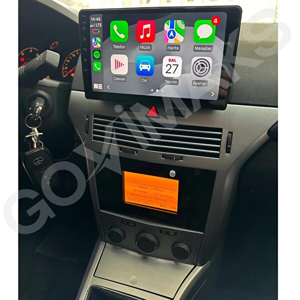 Govimaks Opel Astra H Üste Takılan 2004-2013 2 GB RAM 32 GB Hafıza Android Multimedia Teyp
