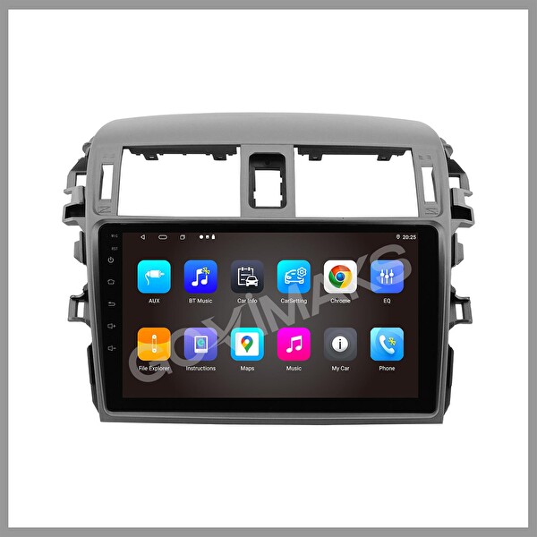 Govimaks Toyota Corolla 2007-2012 Uyumlu 6 GB RAM 128 Hafıza Android Multimedia Teyp