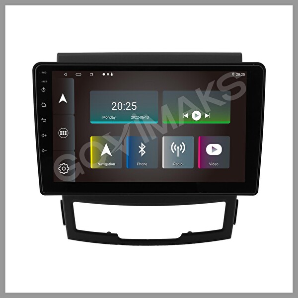 Govimaks Ssanyong Korando 2010-2013 Uyumlu 2 GB RAM 32 GB Hafıza Android Multimedia Teyp