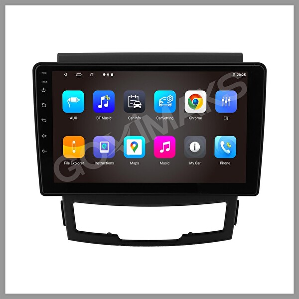 Govimaks Ssanyong Korando 2010-2013 Uyumlu 2 GB RAM 32 GB Hafıza Android Multimedia Teyp