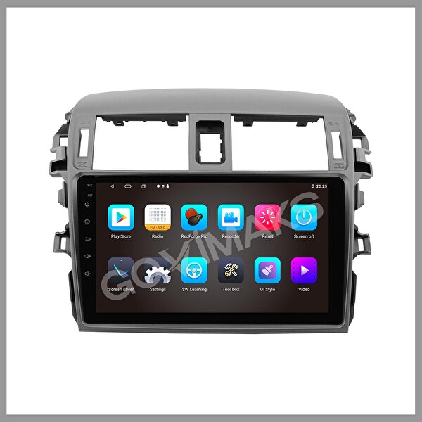 Govimaks Toyota Corolla 2007-2012 Uyumlu 2 GB RAM 32 Hafıza Android Multimedia Teyp