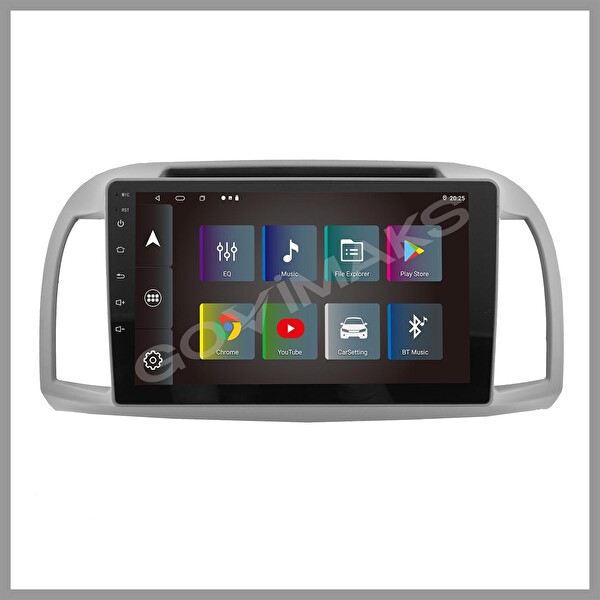 Govimaks Nissan Micra 2002-2010 Uyumlu 2 GB RAM 32 GB Hafıza Android Multimedia Teyp