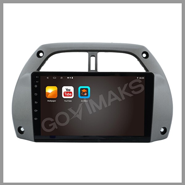 Govimaks Toyota Rav 4 2001-2004 Uyumlu 4 GB RAM 64 GB Hafıza Android Multimedia Teyp