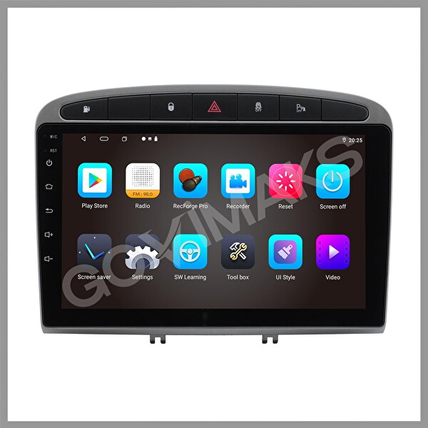 Govimaks Peugeot 308 RCZ 2008-2013 Uyumlu 2 GB RAM 32 GB Hafıza Android Multimedia