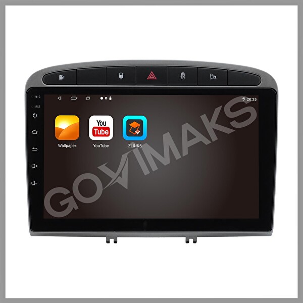 Govimaks Peugeot 308 RCZ 2008-2013 Uyumlu 2 GB RAM 32 GB Hafıza Android Multimedia
