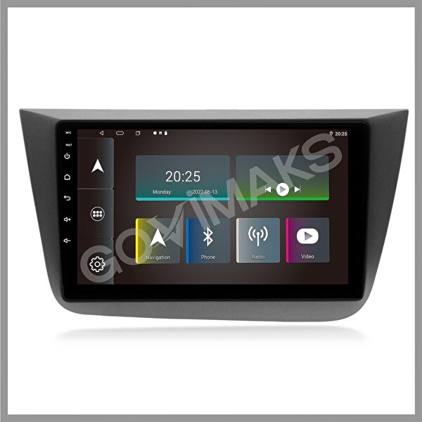 Govimaks Seat Altea 2004-2014 Uyumlu 6 GB RAM 128 GB Hafıza Android Multimedia Teyp