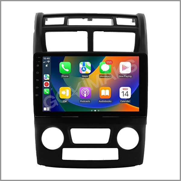 Kia Sportage 2007-2010 Uyumlu Siyah Dijital 4 GB RAM 64 GB Hafıza Android Multimedia Teyp