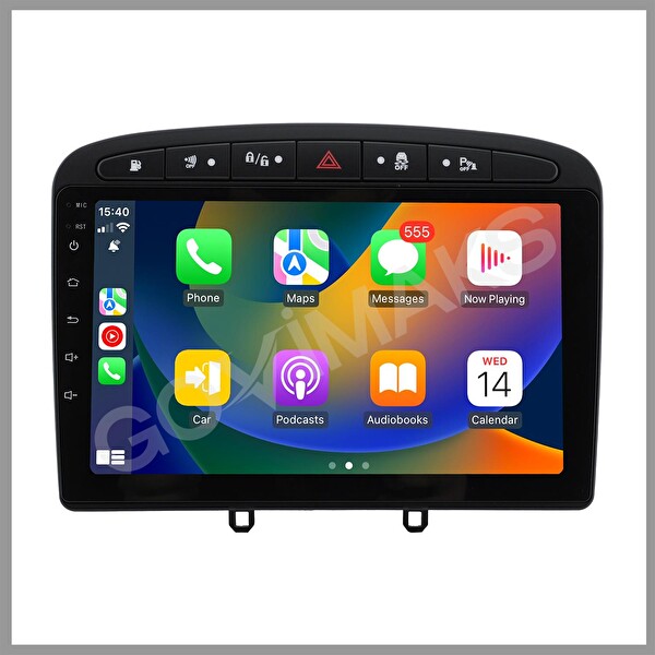 Peugeot 308 RCZ Siyah 2008-2013 Uyumlu 2 GB RAM 32 GB Hafıza Android Multimedia