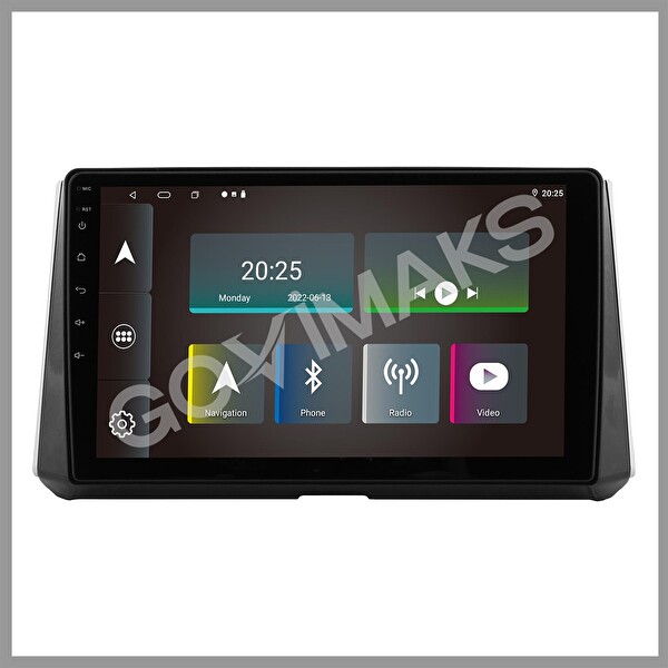 Govimaks Toyota Corolla 2019-2023 Uyumlu 4 GB RAM 64 GB Hafıza Android Multimedia Teyp