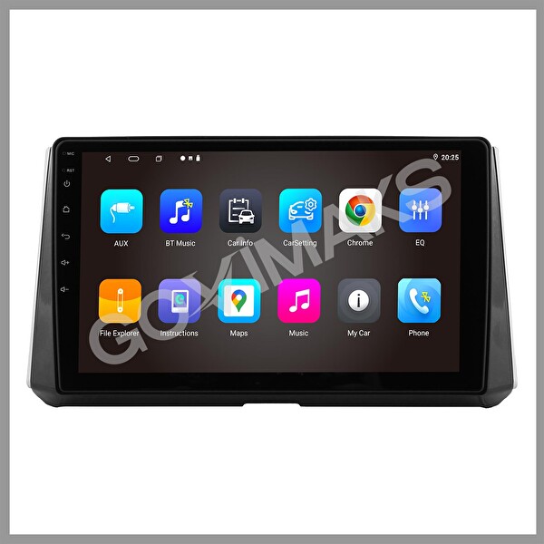 Govimaks Toyota Corolla 2019-2023 Uyumlu 4 GB RAM 64 GB Hafıza Android Multimedia Teyp