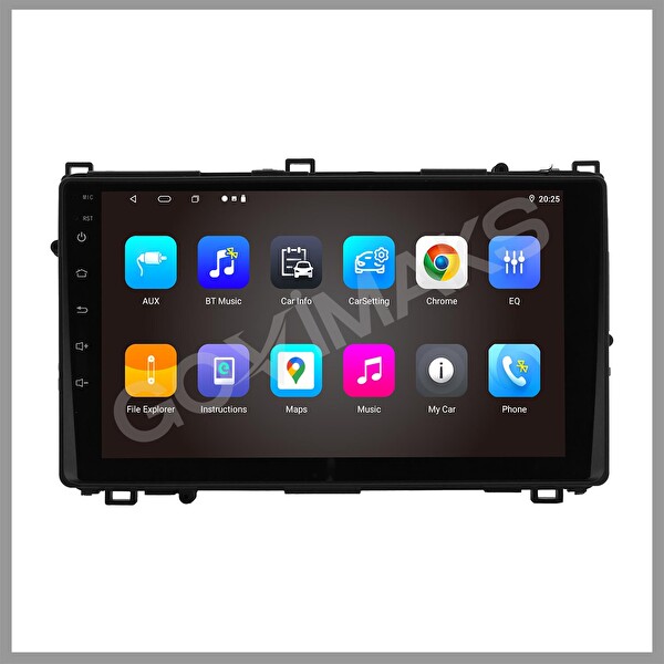 Govimaks Toyota Corolla 2017-2019 Uyumlu 6 GB RAM 128 GB Hafıza Android Multimedia Teyp