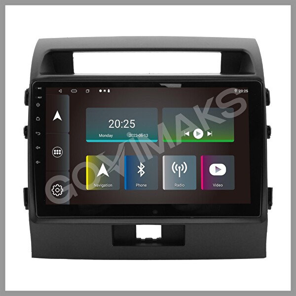Govimaks Toyota Land Cruiser 2007-2015 Uyumlu 4 GB RAM 64 GB Hafıza Android Multimedia Teyp