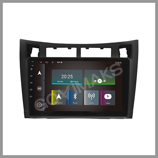Govimaks Toyota Yaris 2006-2011 Uyumlu 4 GB RAM 64 Hafıza Android Multimedia Teyp