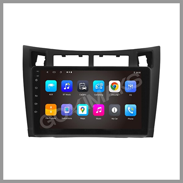 Govimaks Toyota Yaris 2006-2011 Uyumlu 4 GB RAM 64 Hafıza Android Multimedia Teyp