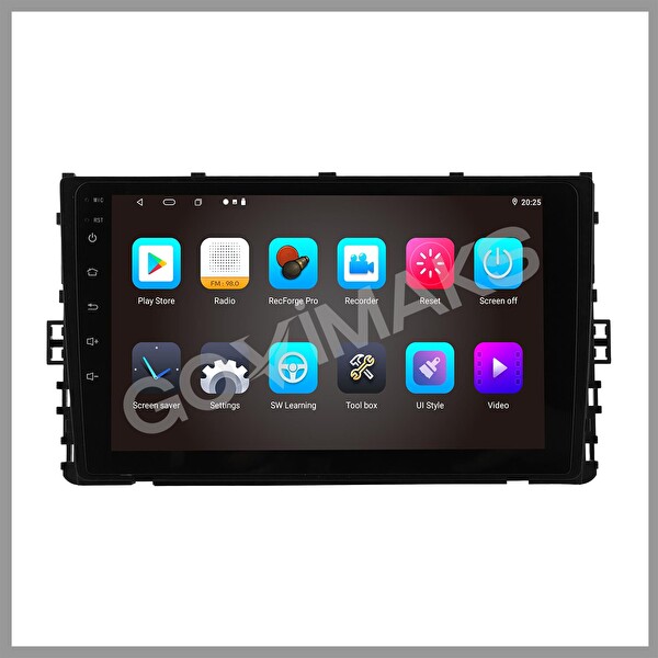 Govimaks Volkswagen Transporter 2018-2022 Uyumlu 4GB RAM 64GB Hafıza Android Multimedia Teyp