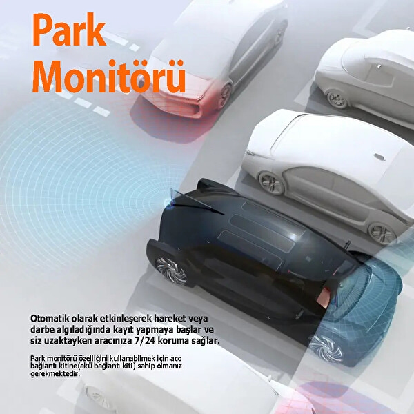 Rexing C2 2K+1080P WiFi Araç Kamerası - 32 GB SD Kart