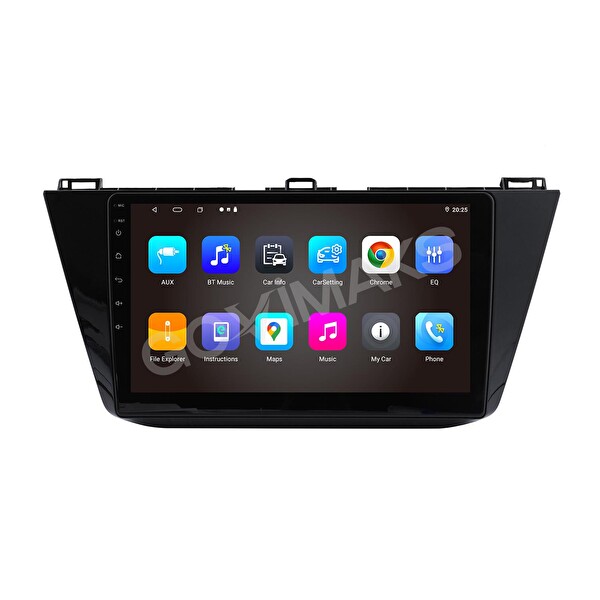 Govimaks Volkswagen Tiguan 2017-2023 Uyumlu 4 GB RAM 64 GB Hafıza Android Multimedia Teyp