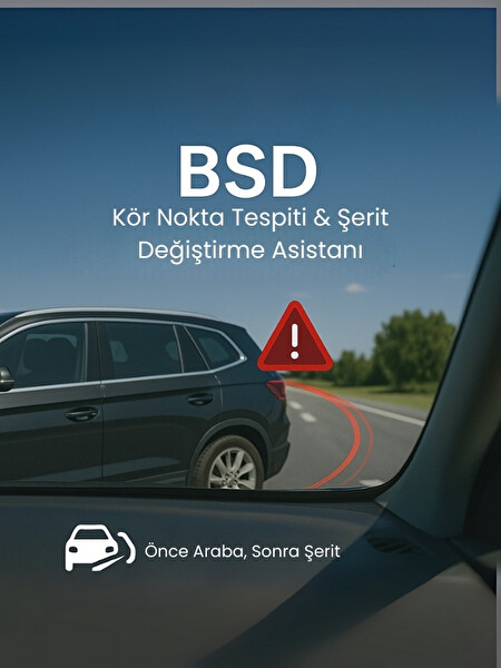 Mieco X8 Wifi 4K UHD 170° Ultra Geniş Açı ADAS Ön + Arka Araç Kamerası